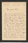 Nachlass Franz Steindachner, Brief von J.G. Fischer an Franz Steindachner (04.04.1878), Inv.Nr. 132.02, Seite 1